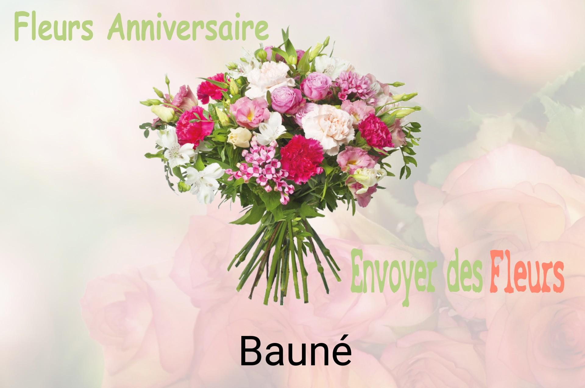 Bouquet de fleurs d’anniversaire livré à Bauné
